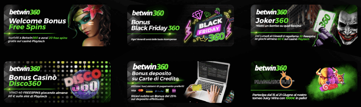 betwin360 welcome bonus