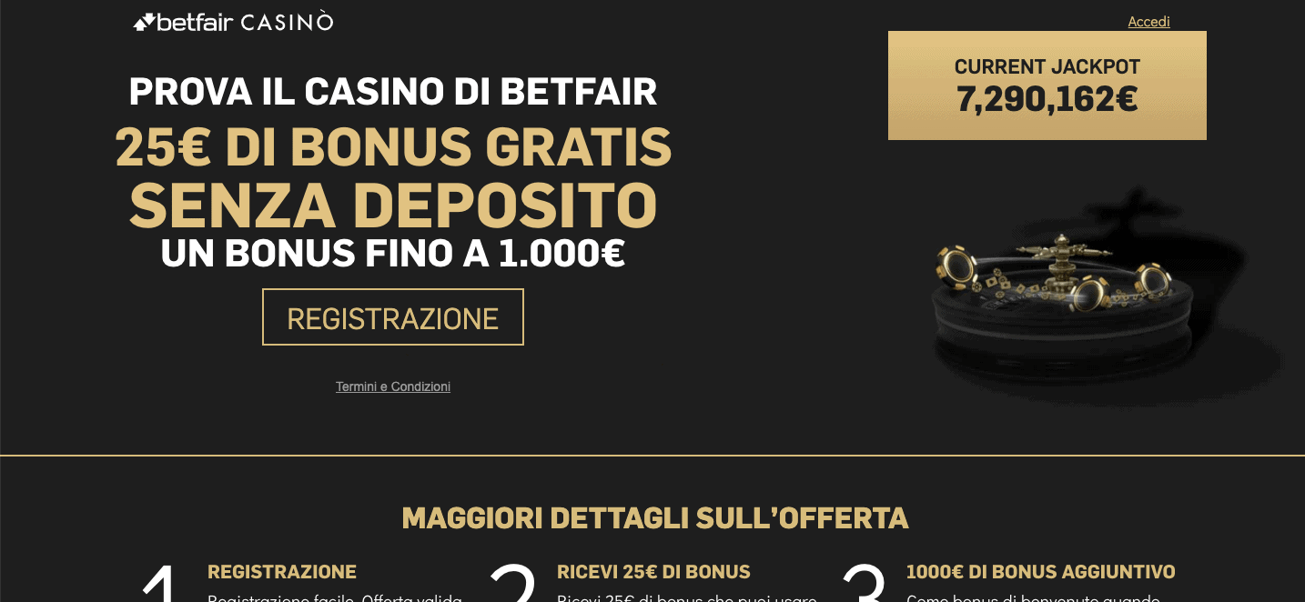Betfair Casino homepage Betfair Casino homepage