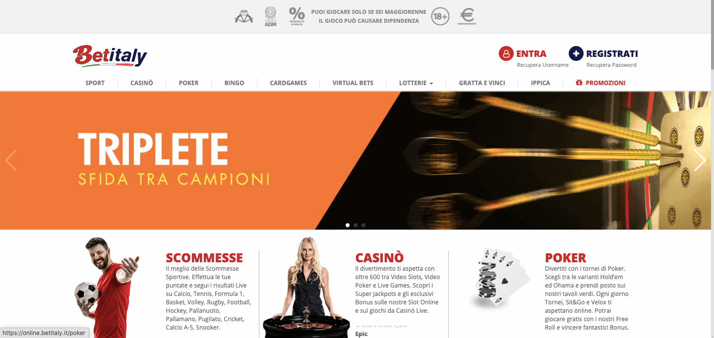 BetItaly Home BetItaly Home