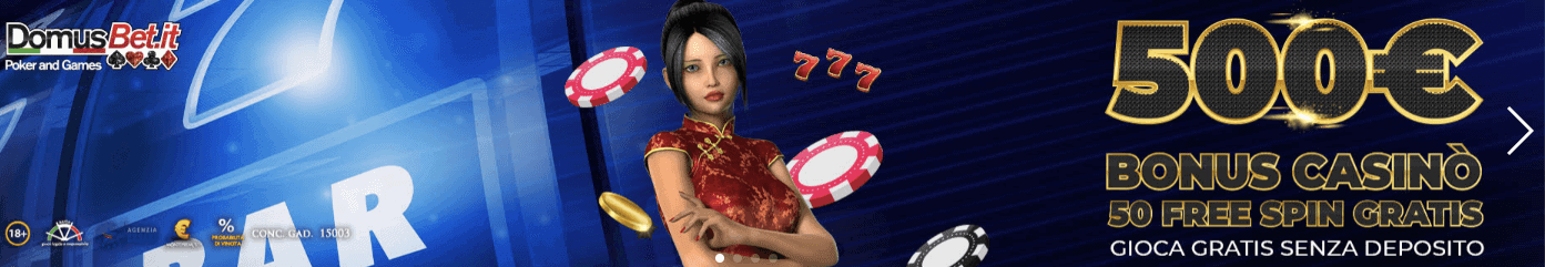 DomusBet Casino Bonus Benvenuto