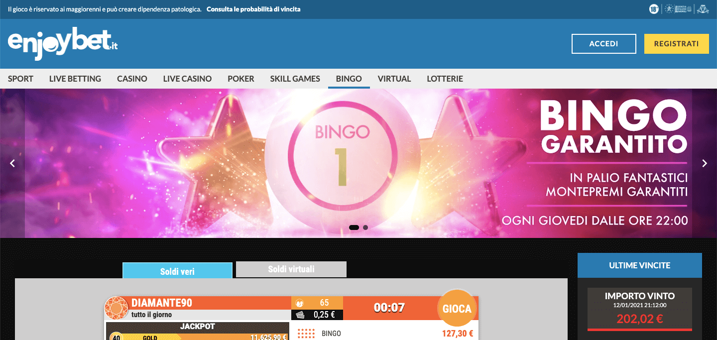 Enjoybet Bingo