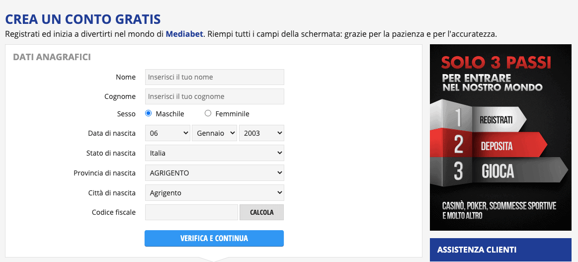 Mediabet Register