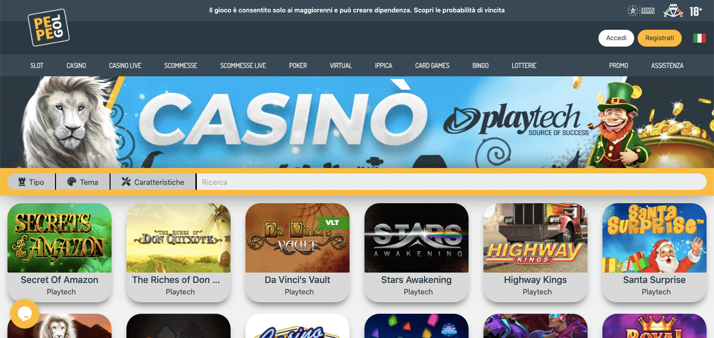 Pepegol Casino Homepage Pepegol Casino Homepage