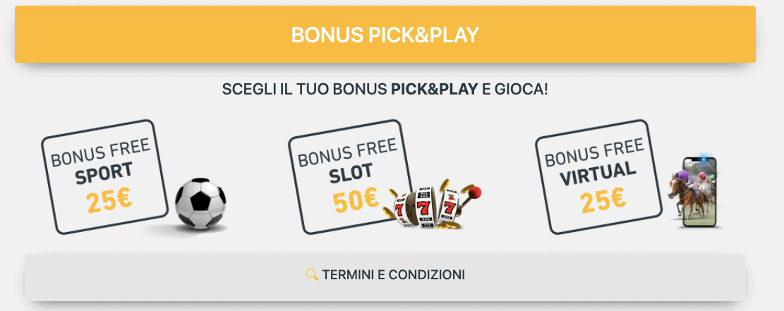 Pepegol Bonus Benvenuto