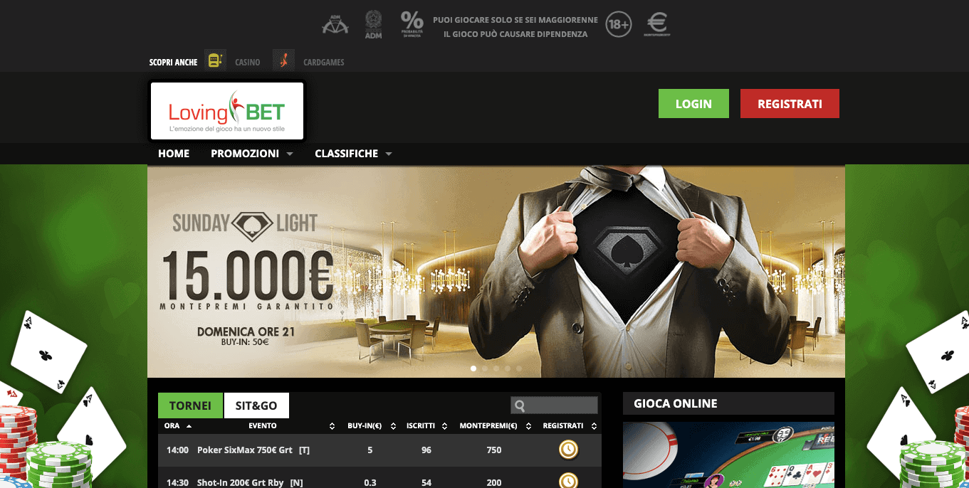 Lovingbet Poker