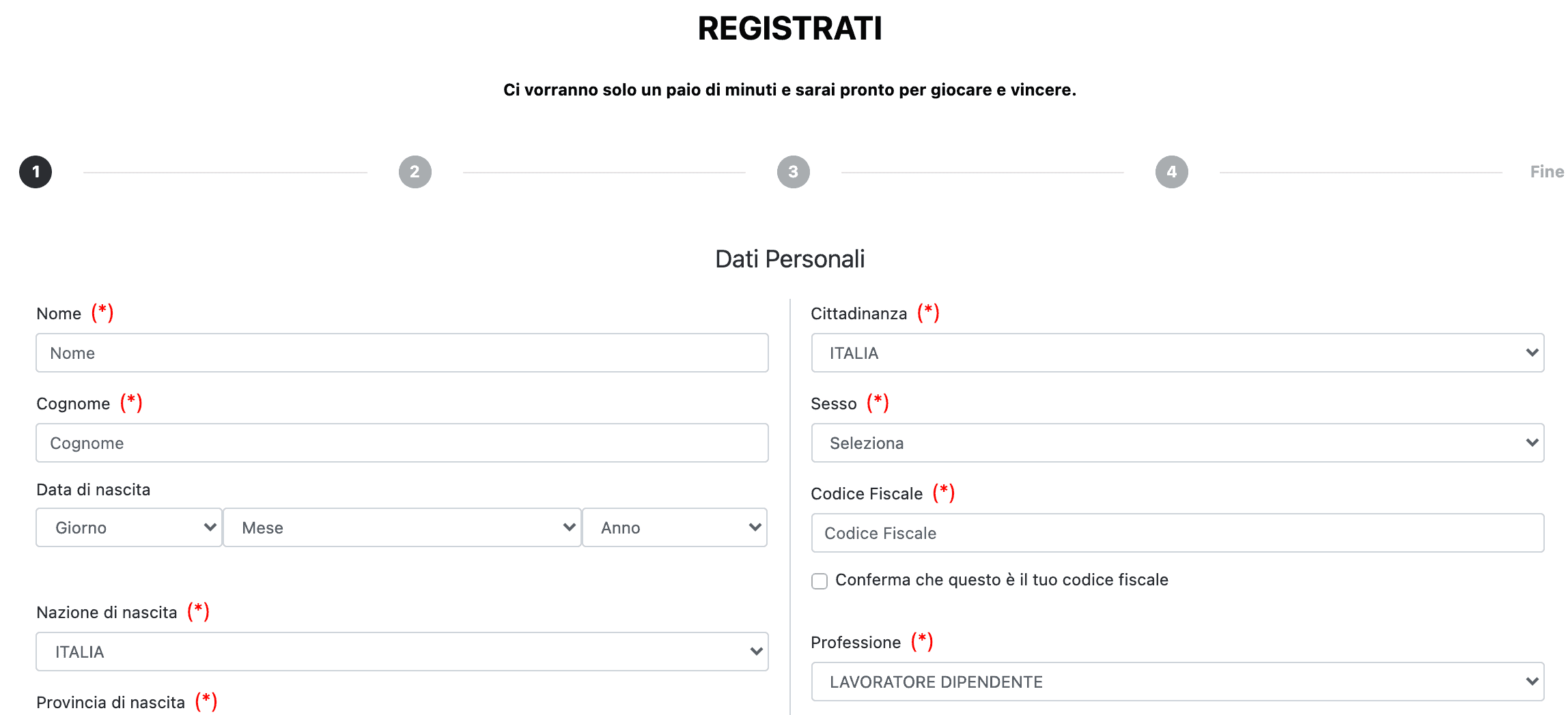 Efbet Registrazione