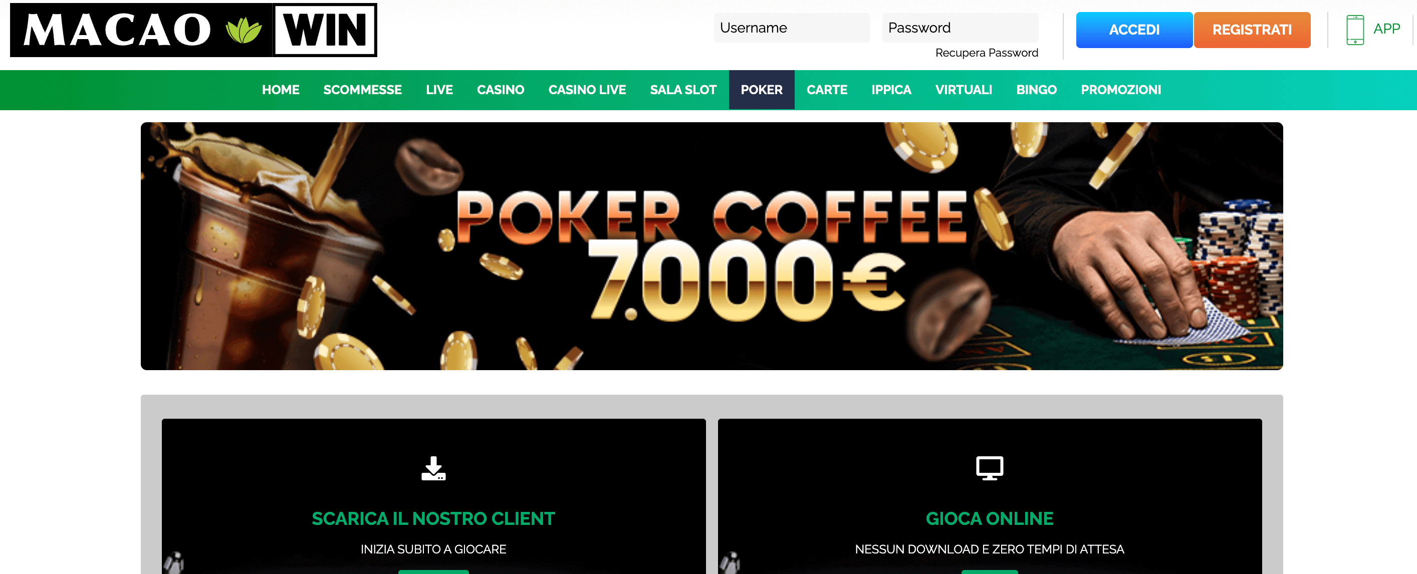 Macaowin Poker