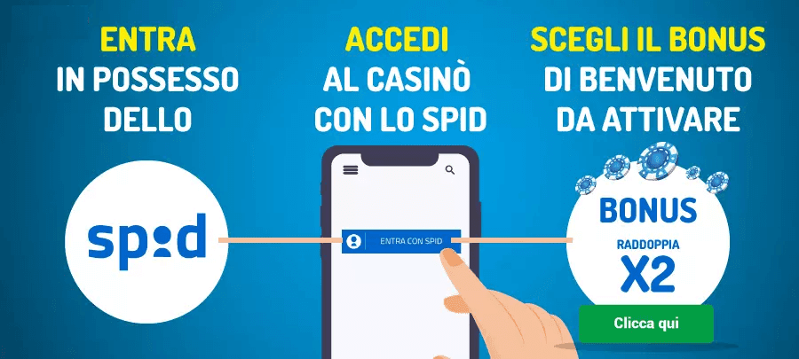 Registrarsi ai casinò online usando lo SPID