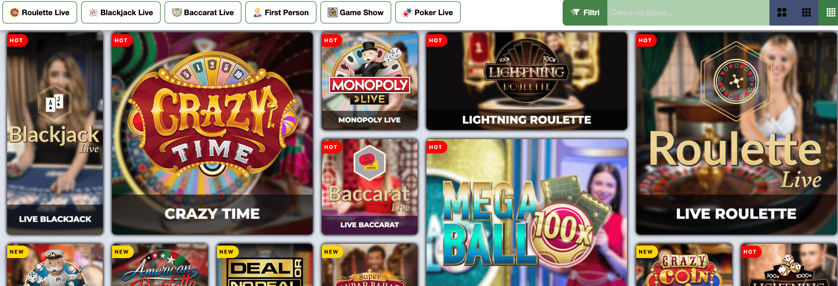 CheScommessa Casino Slot Live