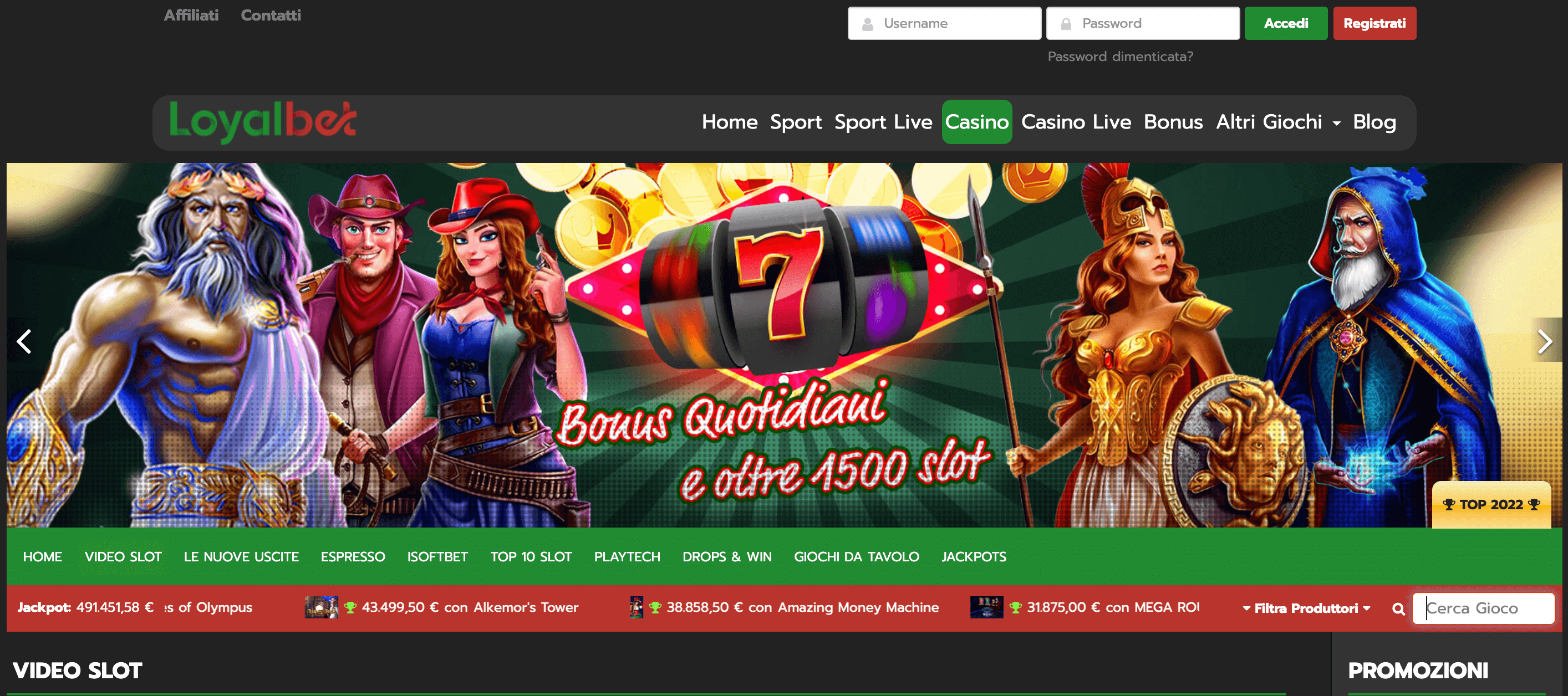 Loyalbet Casino Home