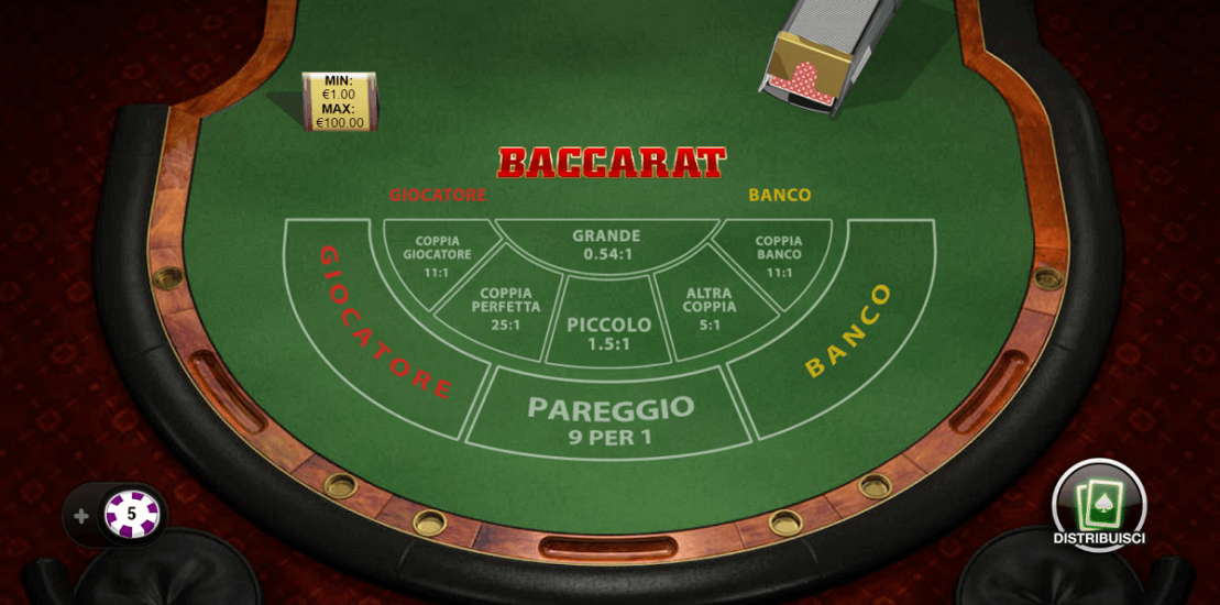 Come giocare a baccarat onlinee
