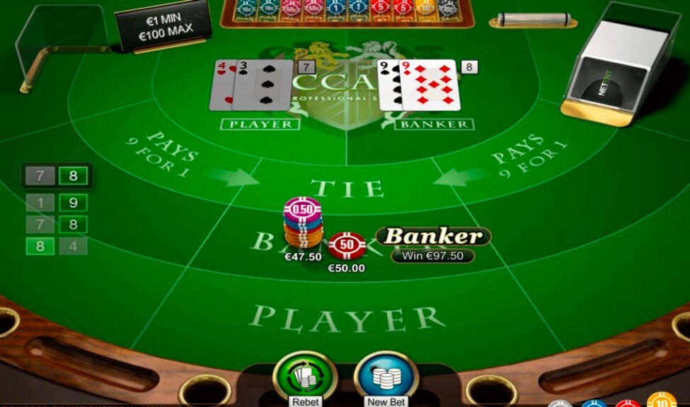 Le regole del baccarat online